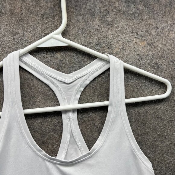 Lululemon Tank Top Women 0 White Racerback Athletic Yoga Gym Activewear - Picture 4 of 9